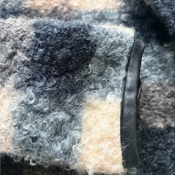 Knox Rose Cream, Brown, Blue and Tan Wool-Blend Jacket - Size M - Picture 3 of 8